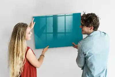 Quadro magnético para escrever azul-escuro