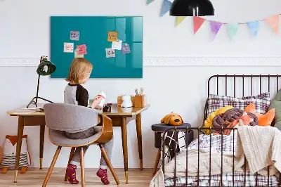 Quadro magnético para escrever azul-escuro
