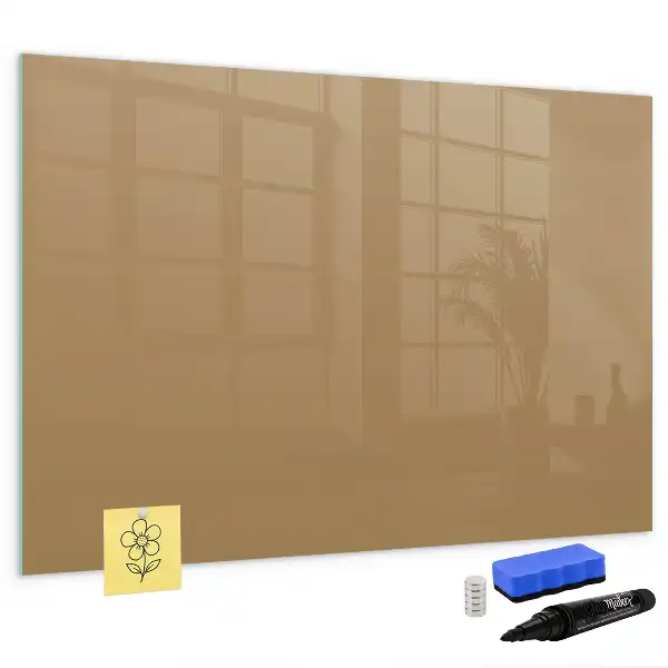 Quadro magnético para desenhar bege-escuro