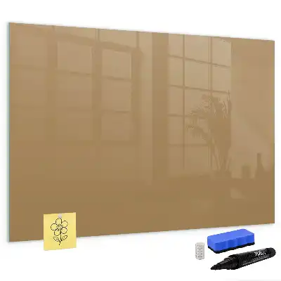 Quadro magnético para desenhar bege-escuro