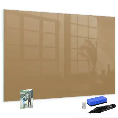 Quadro magnético para desenhar bege-escuro