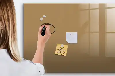 Quadro magnético para desenhar bege-escuro