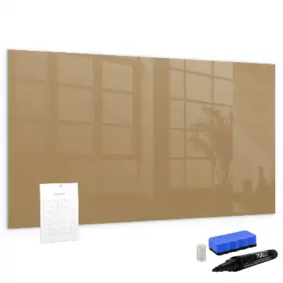Quadro magnético para desenhar bege-escuro