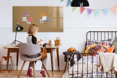 Quadro magnético para desenhar bege-escuro