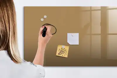 Quadro magnético para desenhar bege-escuro