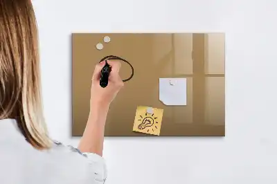 Quadro magnético para desenhar bege-escuro