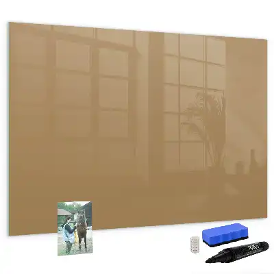 Quadro magnético para desenhar bege-escuro