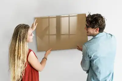 Quadro magnético para desenhar bege-escuro