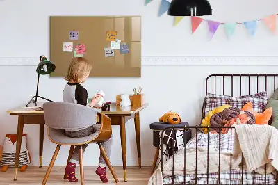 Quadro magnético para desenhar bege-escuro