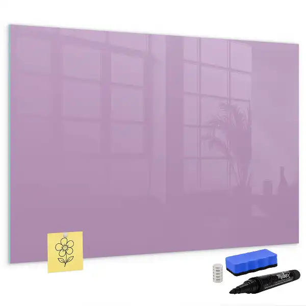 Quadro magnético para escrever na cor lilás