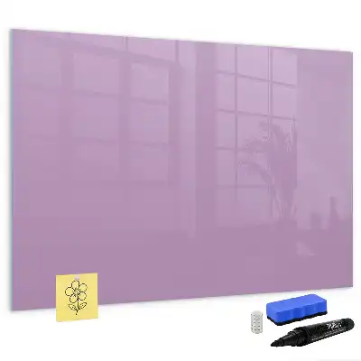 Quadro magnético para escrever na cor lilás