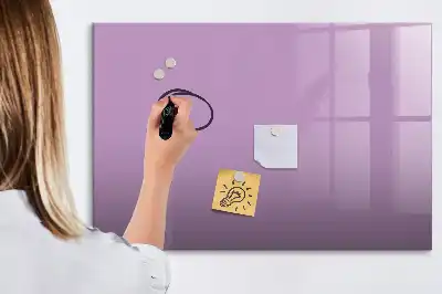 Quadro magnético para escrever na cor lilás