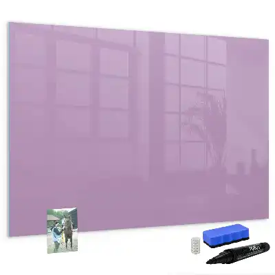 Quadro magnético para escrever na cor lilás