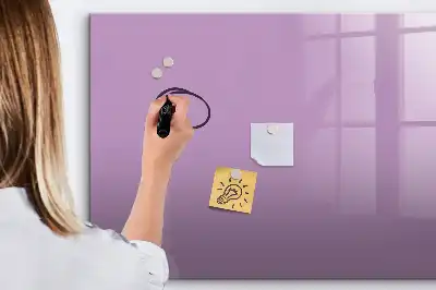 Quadro magnético para escrever na cor lilás