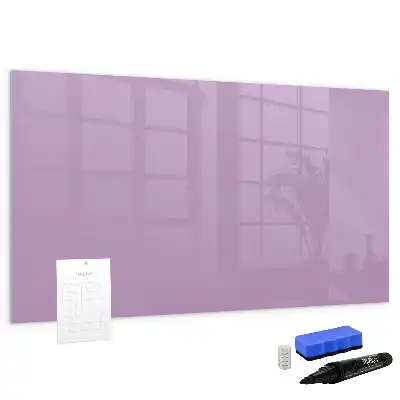 Quadro magnético para escrever na cor lilás
