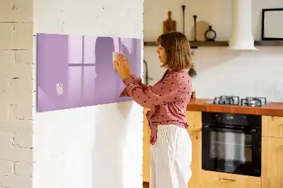 Quadro magnético para escrever na cor lilás
