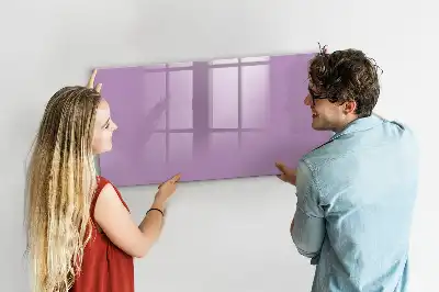 Quadro magnético para escrever na cor lilás