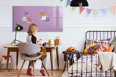 Quadro magnético para escrever na cor lilás