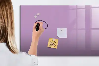 Quadro magnético para escrever na cor lilás