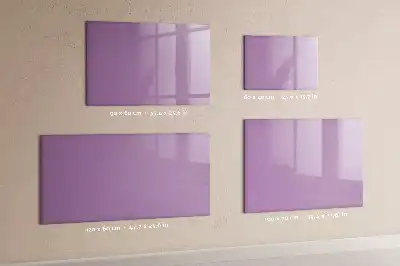 Quadro magnético para escrever na cor lilás