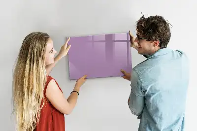Quadro magnético para escrever na cor lilás