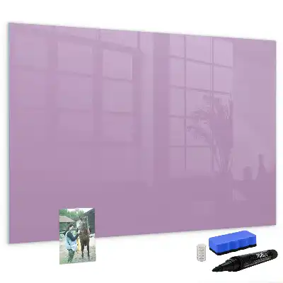 Quadro magnético para escrever na cor lilás