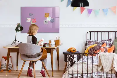 Quadro magnético para escrever na cor lilás
