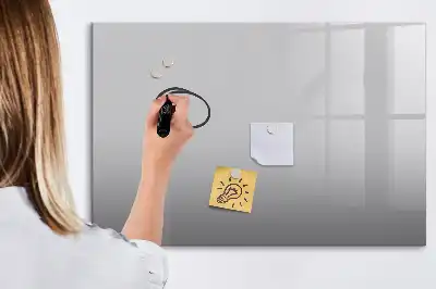 Quadro magnético para desenhar na cor cinza-claro