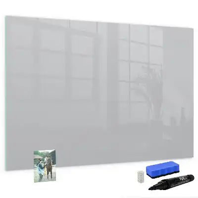 Quadro magnético para desenhar na cor cinza-claro