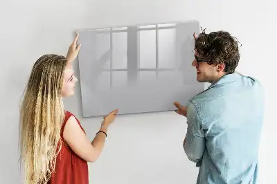 Quadro magnético para desenhar na cor cinza-claro