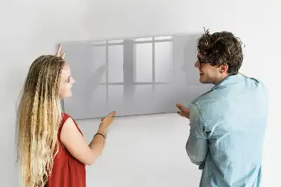 Quadro magnético para desenhar na cor cinza-claro