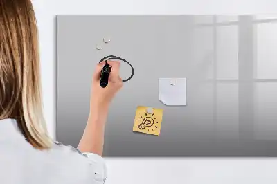 Quadro magnético para desenhar na cor cinza-claro