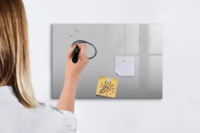 Quadro magnético para desenhar na cor cinza-claro