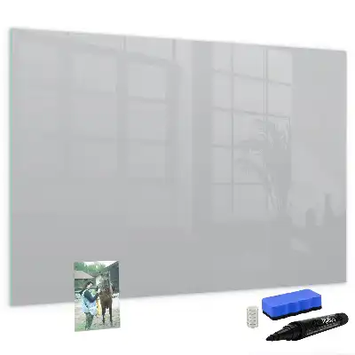 Quadro magnético para desenhar na cor cinza-claro