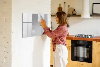 Quadro magnético para desenhar na cor cinza-claro