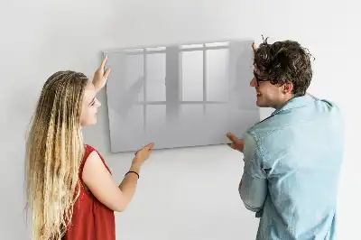 Quadro magnético para desenhar na cor cinza-claro