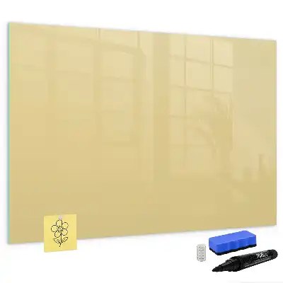 Quadro magnético para desenhar na cor creme