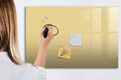 Quadro magnético para desenhar na cor creme