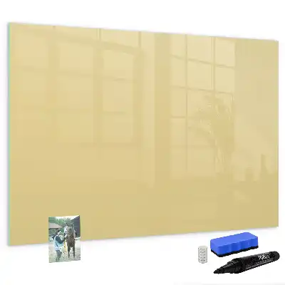 Quadro magnético para desenhar na cor creme