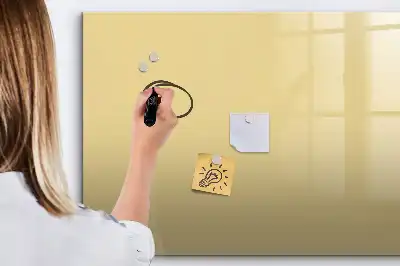 Quadro magnético para desenhar na cor creme
