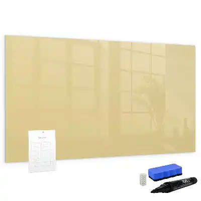Quadro magnético para desenhar na cor creme