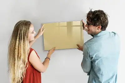 Quadro magnético para desenhar na cor creme