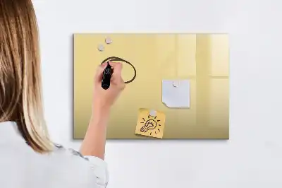 Quadro magnético para desenhar na cor creme
