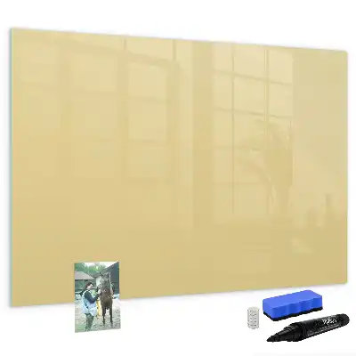 Quadro magnético para desenhar na cor creme