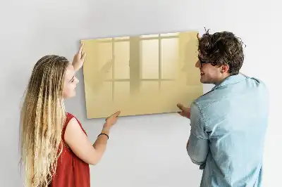 Quadro magnético para desenhar na cor creme