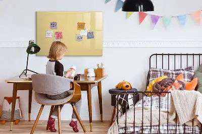 Quadro magnético para desenhar na cor creme