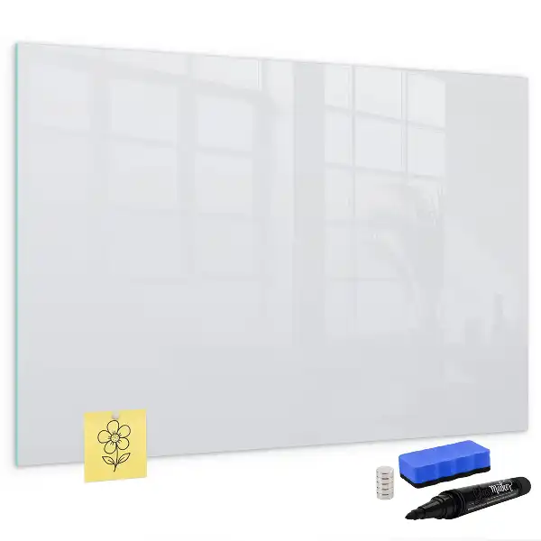 Quadro magnético para escrever na cor branco off