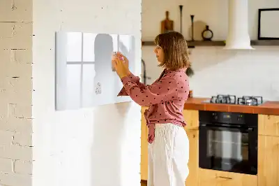 Quadro magnético para escrever na cor branco off