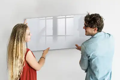 Quadro magnético para escrever na cor branco off