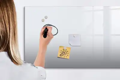 Quadro magnético para escrever na cor branco off